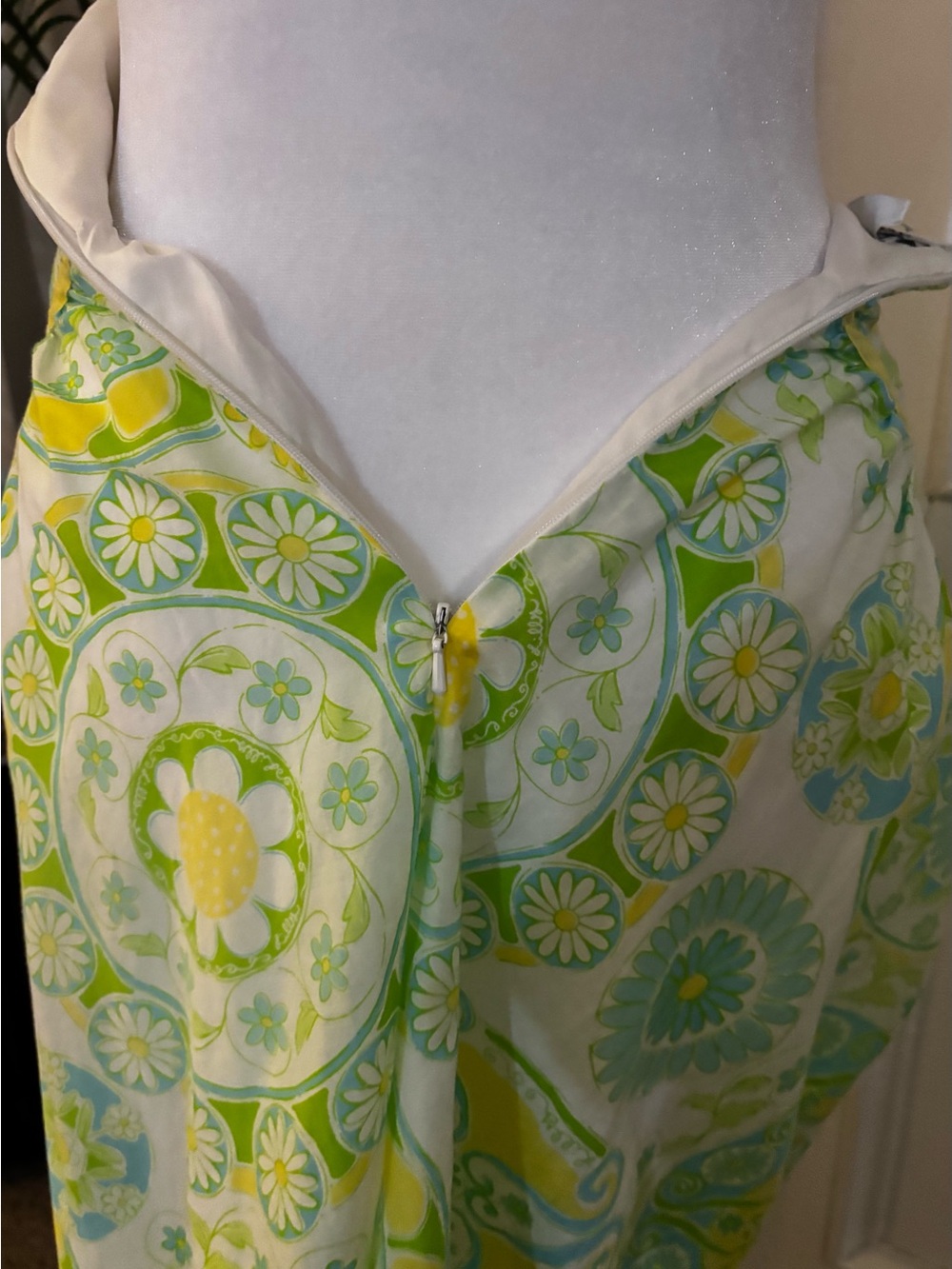 Lilly Pulitzer White Label Katrina Fountain of Youth Strapless Midi Dress - Picture 4 of 14
